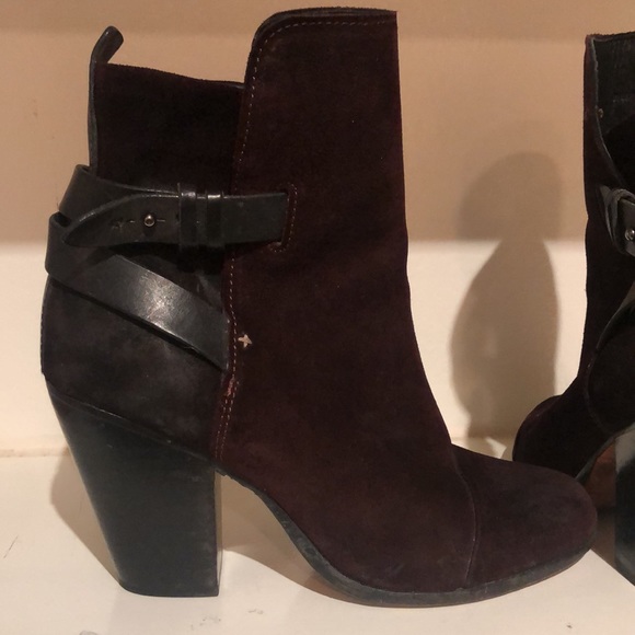 Rag and Bone Kinsey suede booties - Picture 2 of 6